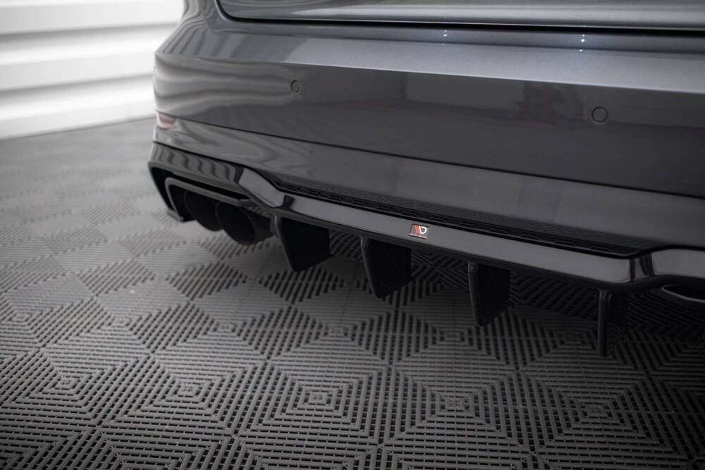 Maxton Design Audi A3 Sportback Diffuser Quad - Gloss (8V 2016-2020) 3 Maxton Design Audi A3 Sportback Diffuser Quad - Gloss (8V 2016-2020) - Image 3