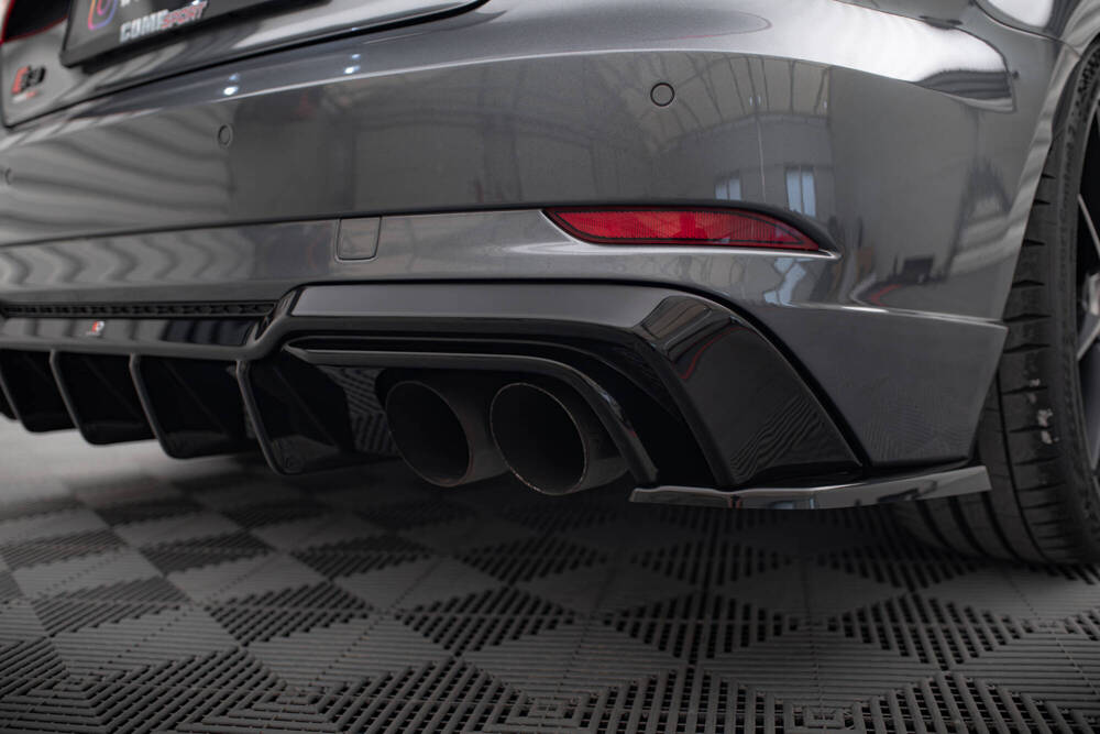 Maxton Design Audi A3 Sportback Diffuser Quad - Gloss (8V 2016-2020) 4 Maxton Design Audi A3 Sportback Diffuser Quad - Gloss (8V 2016-2020) - Image 4