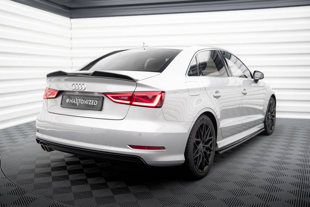 Maxton Design Audi A3 Saloon Spoiler - 3D Gloss (8V 2013-2020) 3 Maxton Design Audi A3 Saloon Spoiler - 3D Gloss (8V 2013-2020) - Image 3