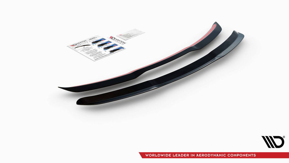 Maxton Design Mercedes A-Class Spoiler Cap - Gloss (W176 2012-2018) 2 Maxton Design Mercedes A-Class Spoiler Cap - Gloss (W176 2012-2018) - Image 2