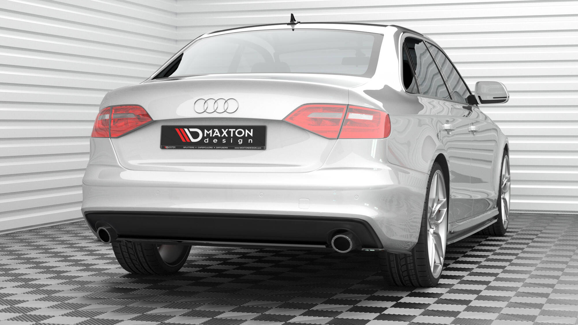 Maxton Design Audi A4 B8.5 S-Line Rear Lip - Gloss (2011-2015) 1 Maxton Design Audi A4 B8.5 S-Line Rear Lip - Gloss (2011-2015)