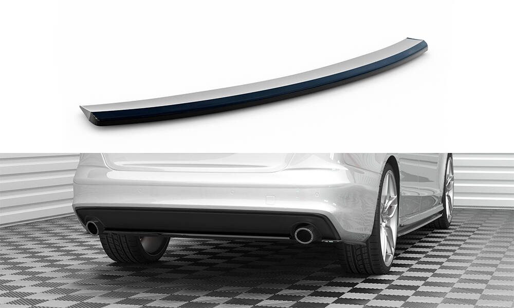 Maxton Design Audi A4 B8.5 S-Line Rear Lip - Gloss (2011-2015) 5 AU A4 B8F SLINE AV RD1G
