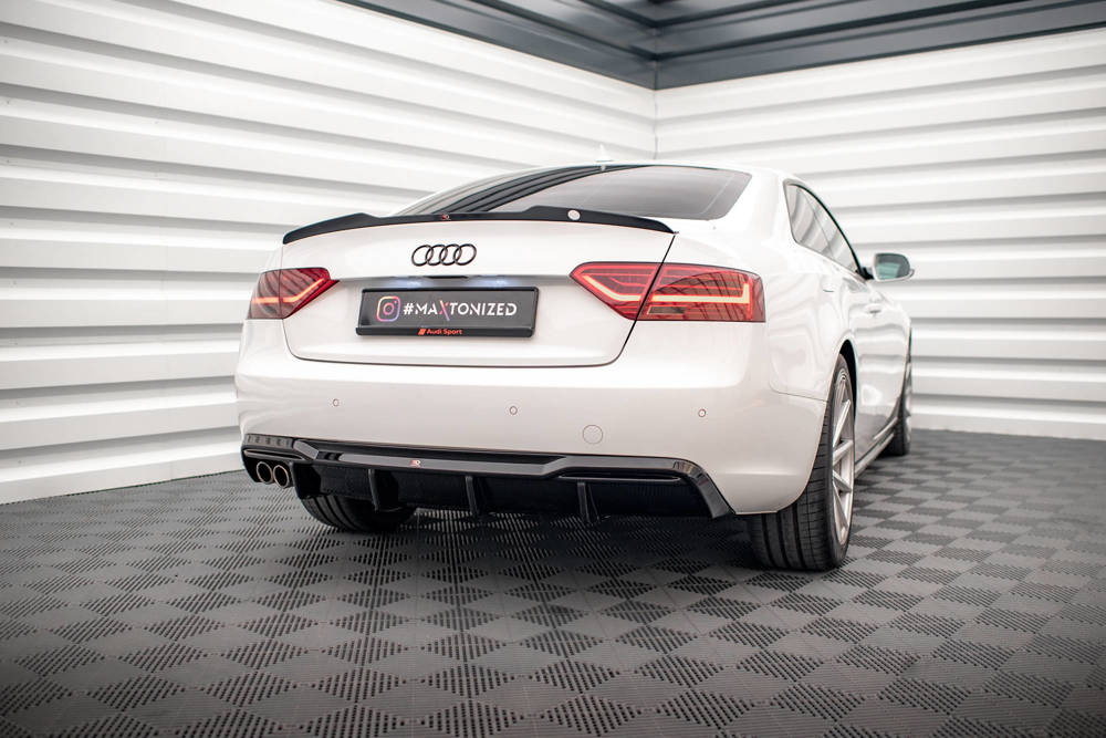 Maxton Audi A5 11-15 SE Coupe Gloss Rear Diffuser (2011-2015) 1 Maxton Audi A5 11-15 SE Coupe Gloss Rear Diffuser
