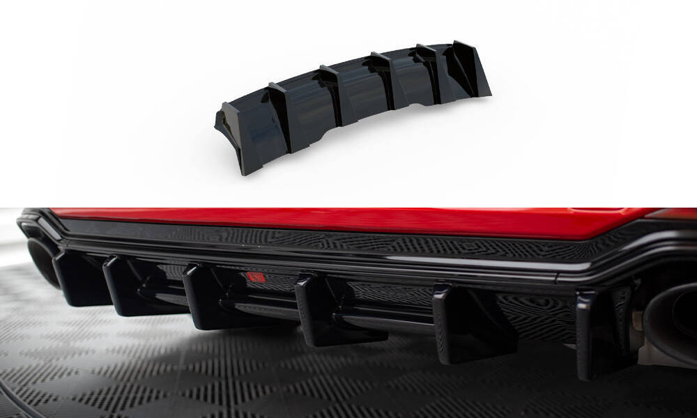 Maxton Design Audi A4 B9 RS4 Avant Diffuser Add On - Gloss Black 1 Maxton Design Audi A4 B9 RS4 Avant Diffuser Add On - Gloss Black
