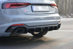 Maxton Design Audi A5 RS5 16+ Coupe/Sportback Rear Diffuser - Gloss Black (2016+)