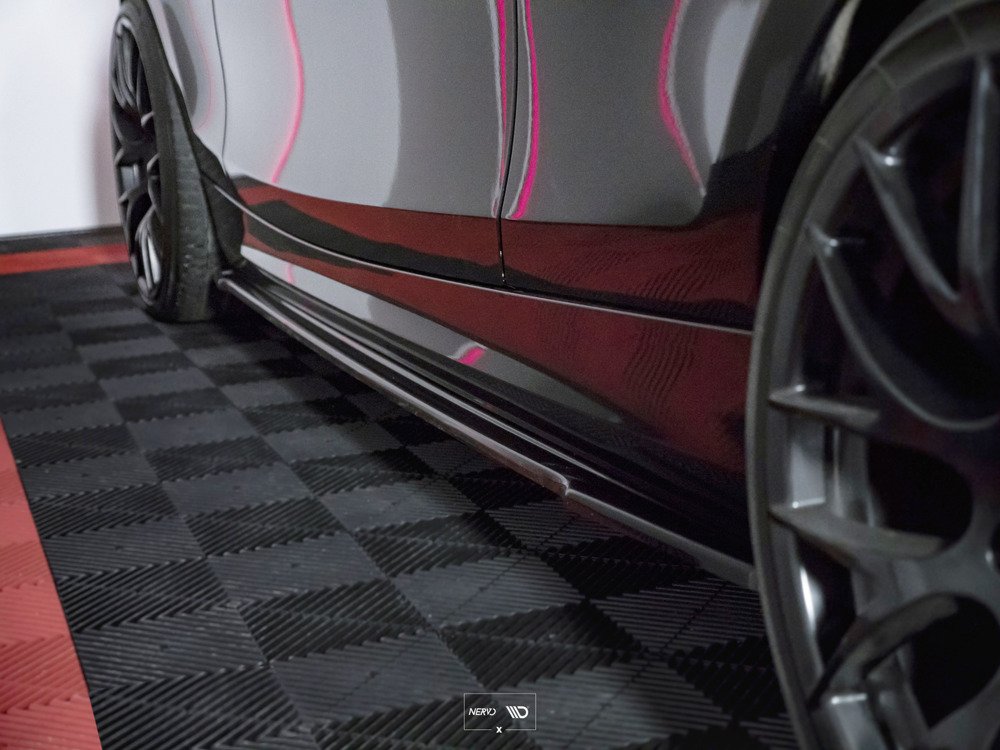 Maxton Design BMW 1 Series E81/E87 Facelift Side Skirt Extensions - Gloss (2007-2011) 2 BM 1 81F SD1G c