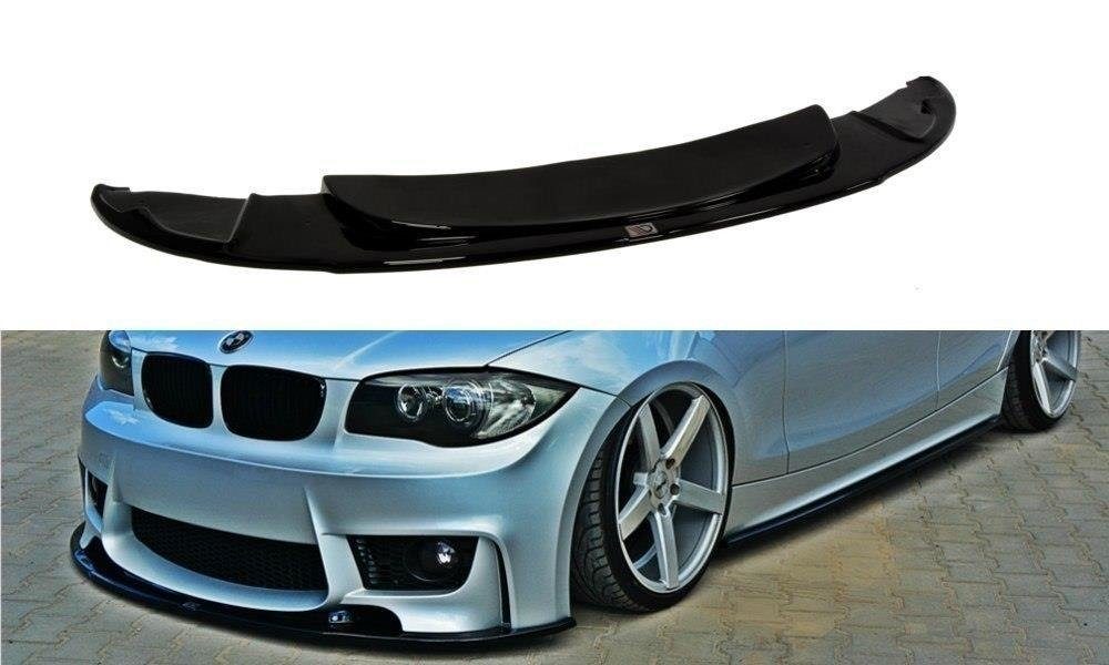 MAXTON DESIGN BMW 1 Series 04-08 M-Design Front Lip - Gloss (2004-2008) 4 BM 1 87 MPACK FD1G