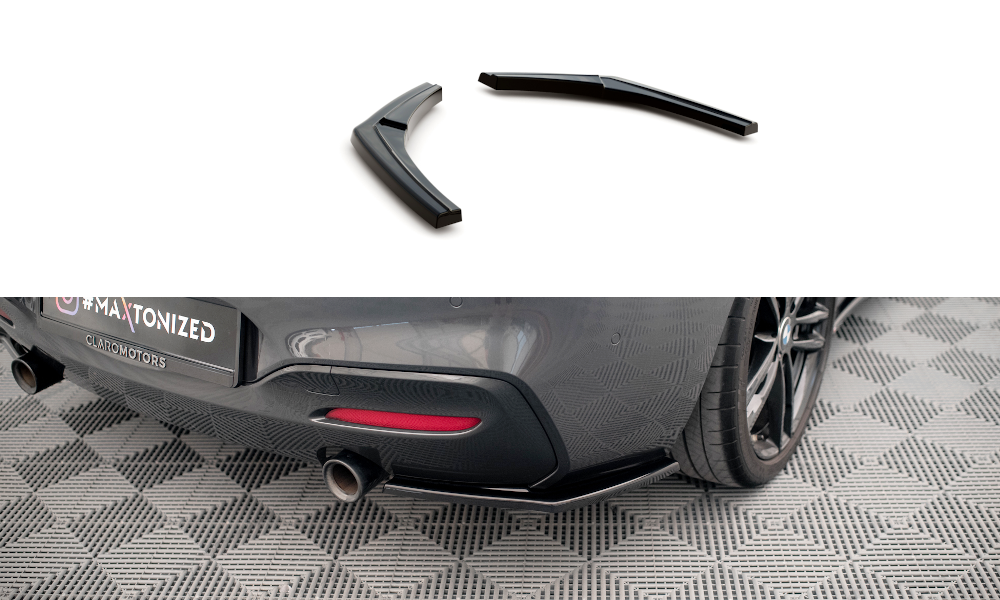 Maxton Design BMW 1 Series 15-18 Msport Rear Spats Gloss (2015-2018) 4 BM 1 F20F M RSD1G