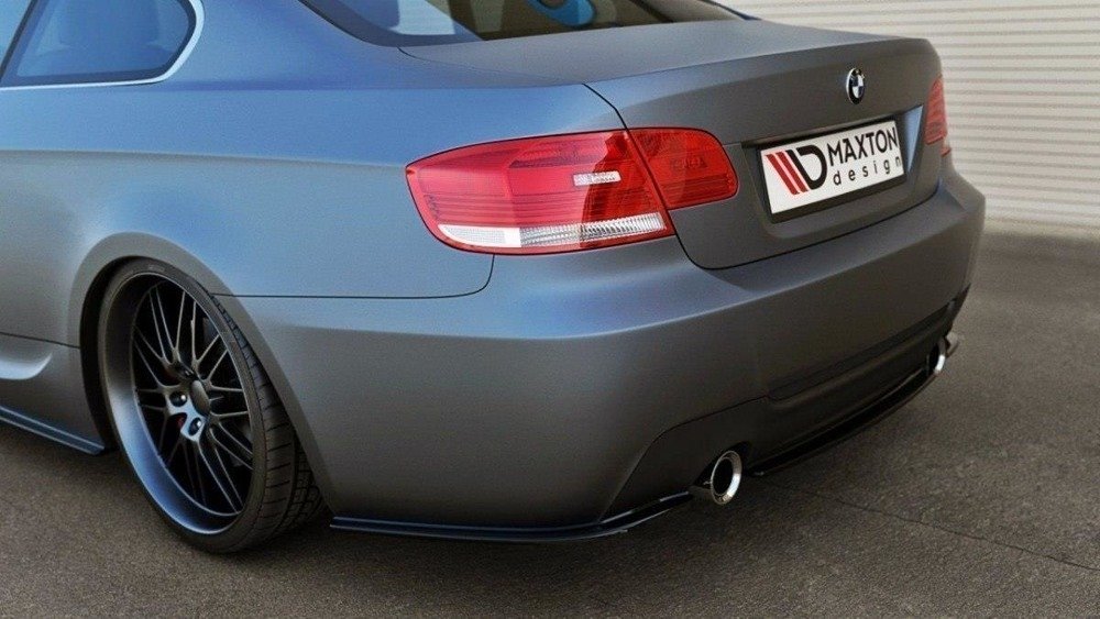 Maxton Design BMW E92 Msport Rear Center Diffuser Add On - GLoss 2 BM 3 92 MPACK RD1G b