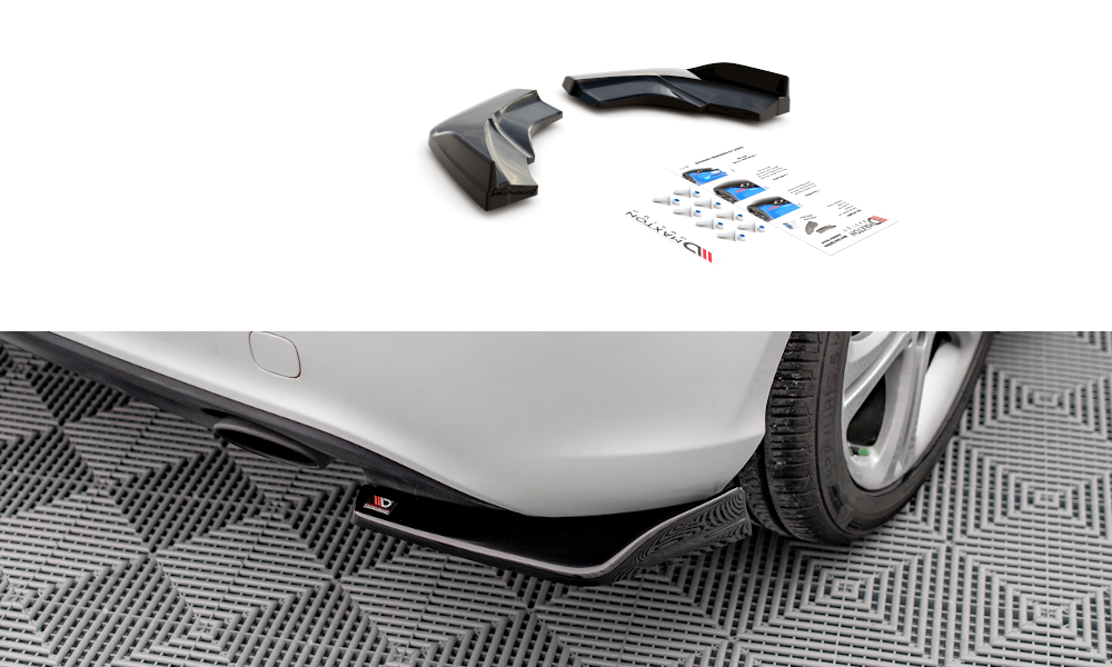 Maxton Design Mercedea A-Class W176 SE Rear Spats- Gloss (2012-2015) 2 ME A 176 RSD1G