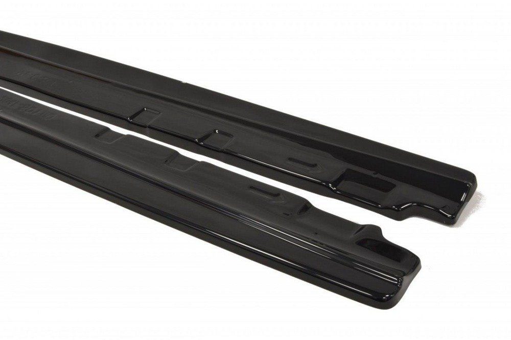 Maxton Design Mercedes C-Class W204 (FL) SE MX Side Skirt Extensions - Matt (2007-2014) 2 ME C 204F SD1G b