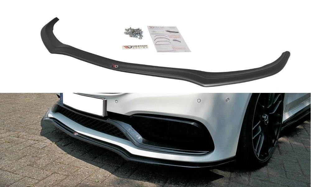 Maxton Design Mercedes w205 Coupe 63 AMG v1 Front Splitter - Gloss (2014-2018) 2 ME C 205 AMG C FD1G