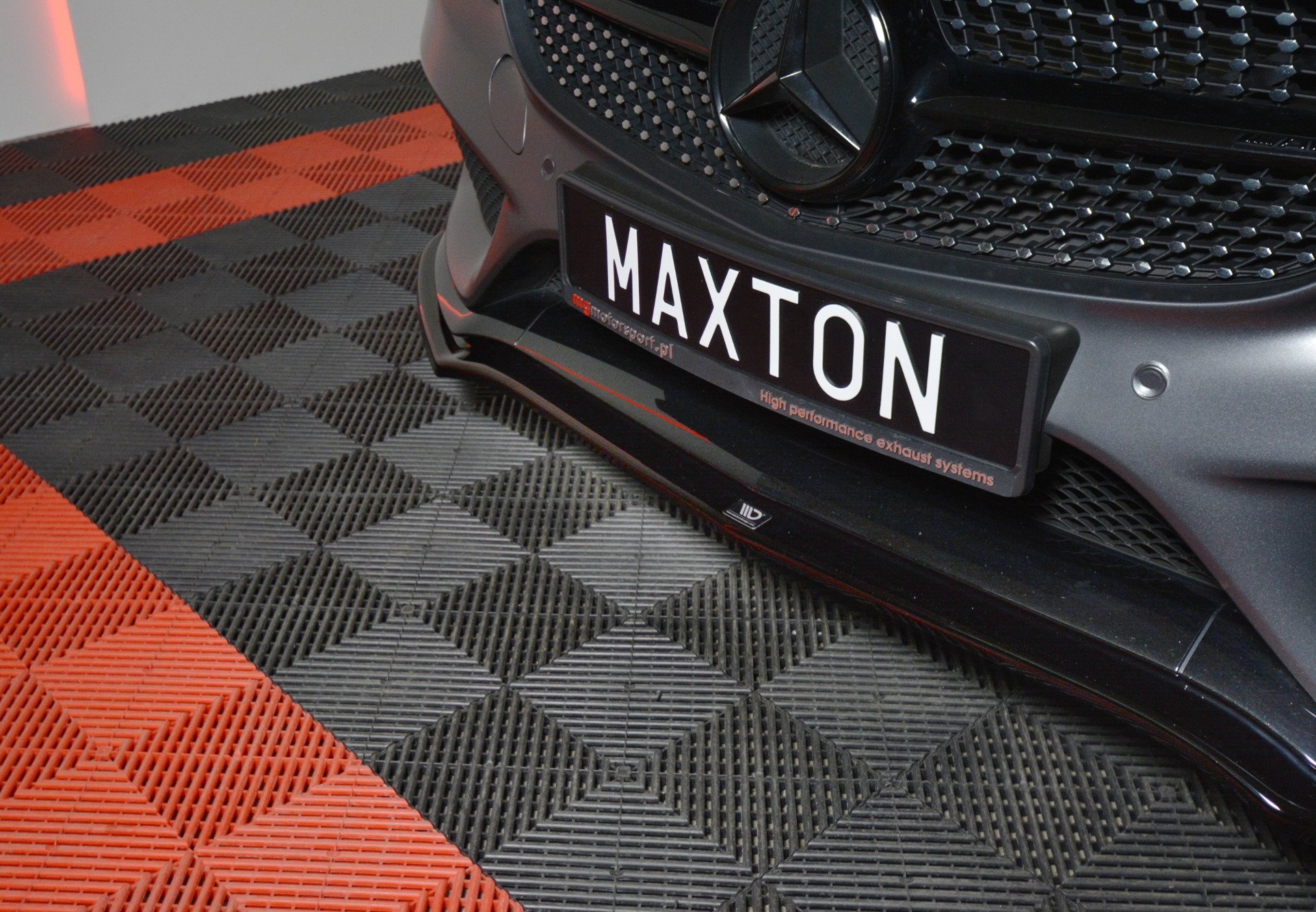 Maxton Design Merc w205 Coupe AMG Line v1 Front Lip - Gloss (2014-2018) 4 ME C 205 AMGLINE C FD1G c
