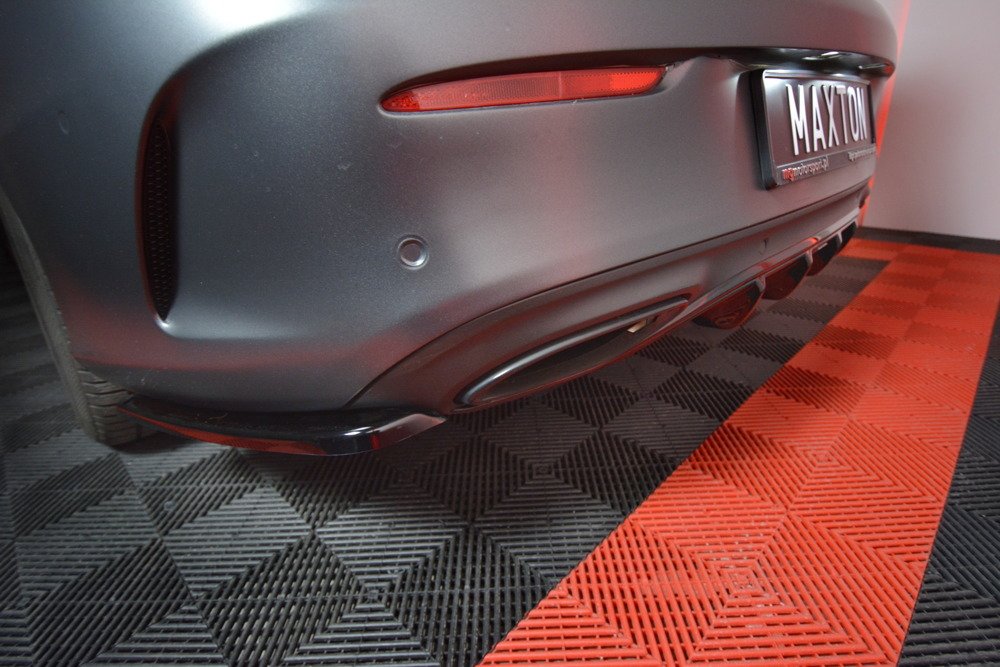 Maxton Design Mercedes-Benz C-Class W205 Coupe AMG Line Rear Spats -Gloss (2014-2018) 2 ME C 205 AMGLINE C RSD1G c