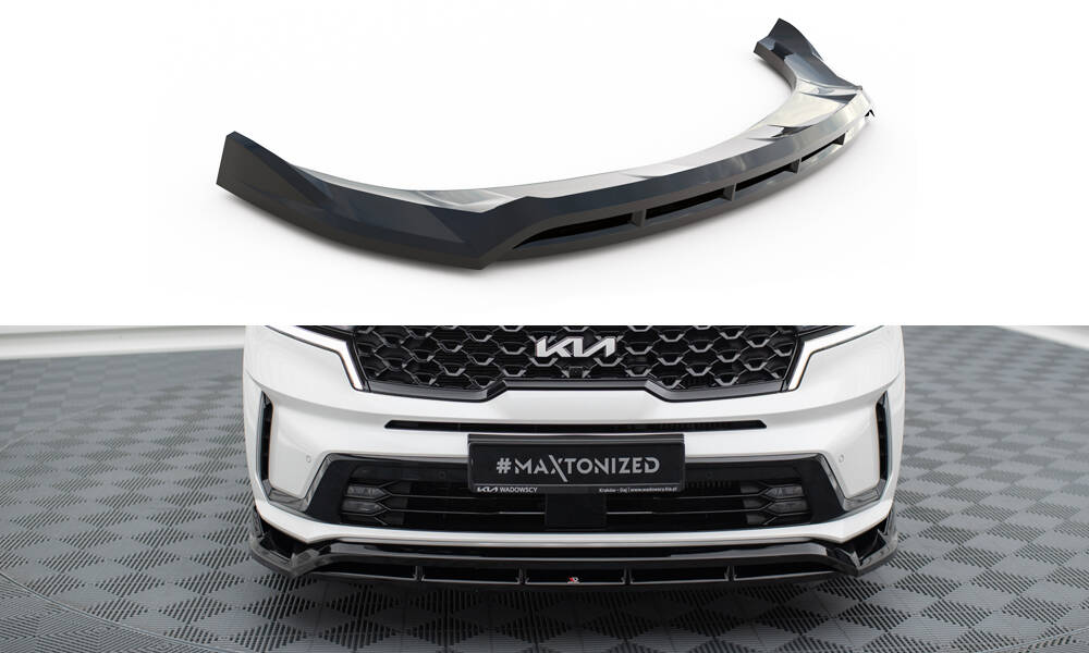 Maxton Kia Sorento Mk4 20-23 v1 Gloss Front Splitter (2020-2023) 3 Maxton Kia Sorento Mk4 20-23 v1 Gloss Front Splitter