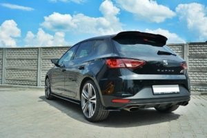 Maxton Design Seat Leon Mk3 FR/Cupra MX Rear Spats - Gloss