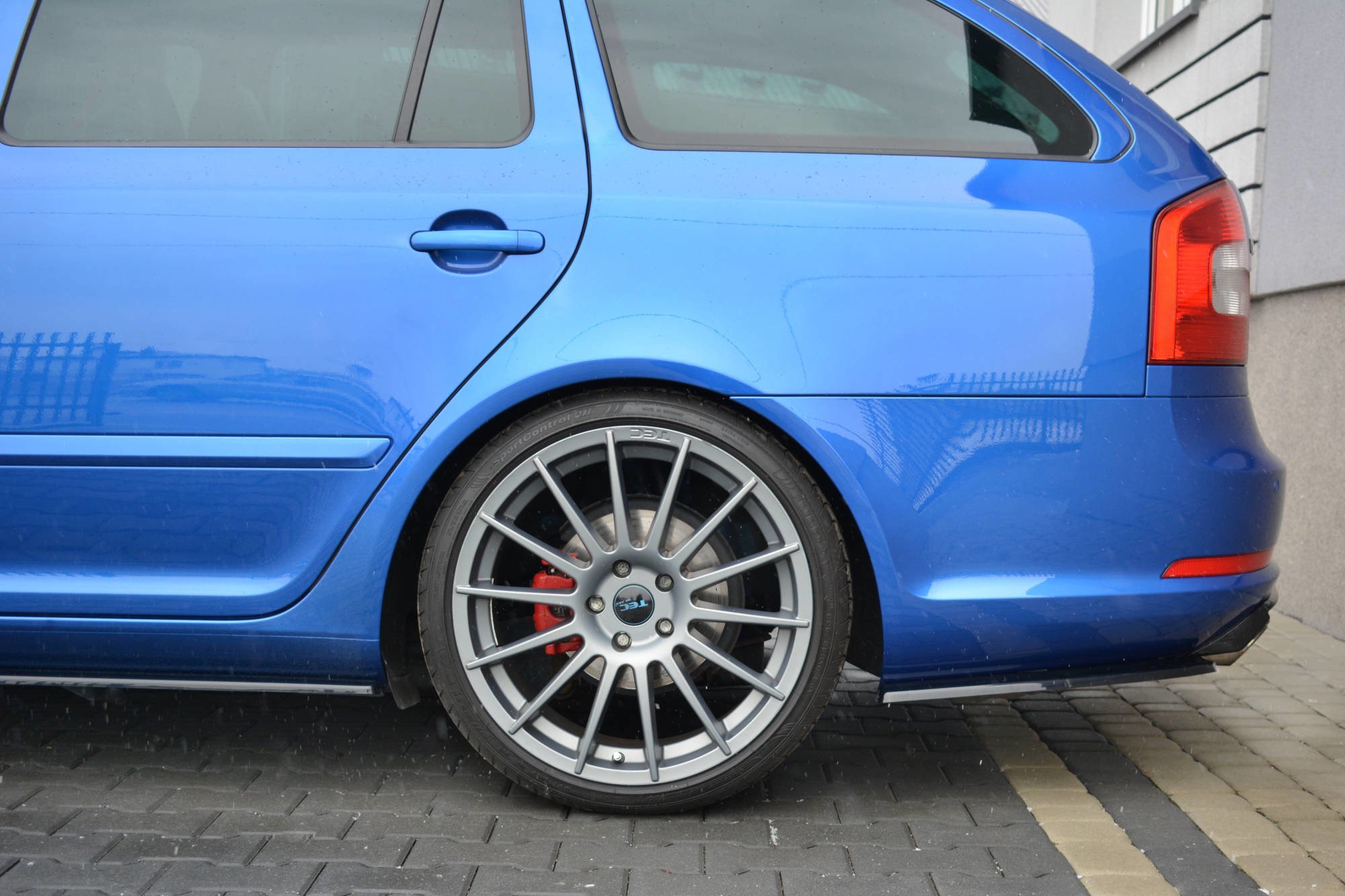 Skoda Octavia Mk2 VRS Maxton Design Rear Spats - Gloss 4 SK OC 2F RS K RSD1G c