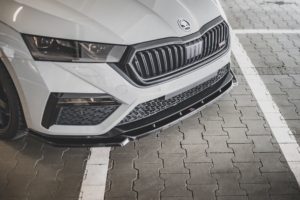 Maxton Design Skoda Octavia Mk4 VRS v3 Front Lip - Gloss (2019-2024)
