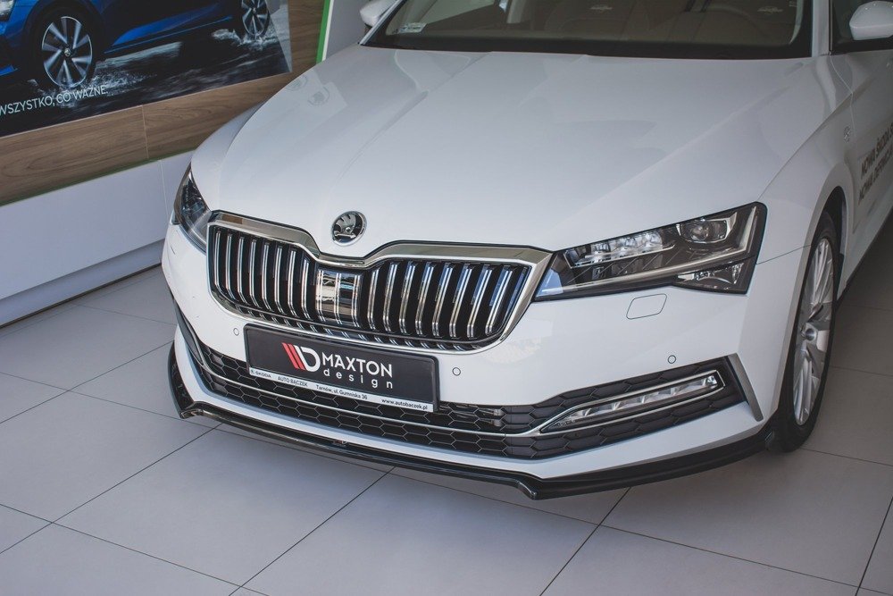 Maxton Design Skoda Superb Front Lip - Gloss v1 (2019-2024) 1 Maxton Design Skoda Superb Front Lip - Gloss v1 (2019-2024)
