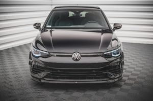 Maxton Design VW Golf Mk8 R v5 Front Lip - Gloss Black (2020-2024)