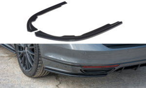 Maxton Design VW Passat B8 R-Line Gloss Rear Spats - Gloss (Mk8 2014-2019)