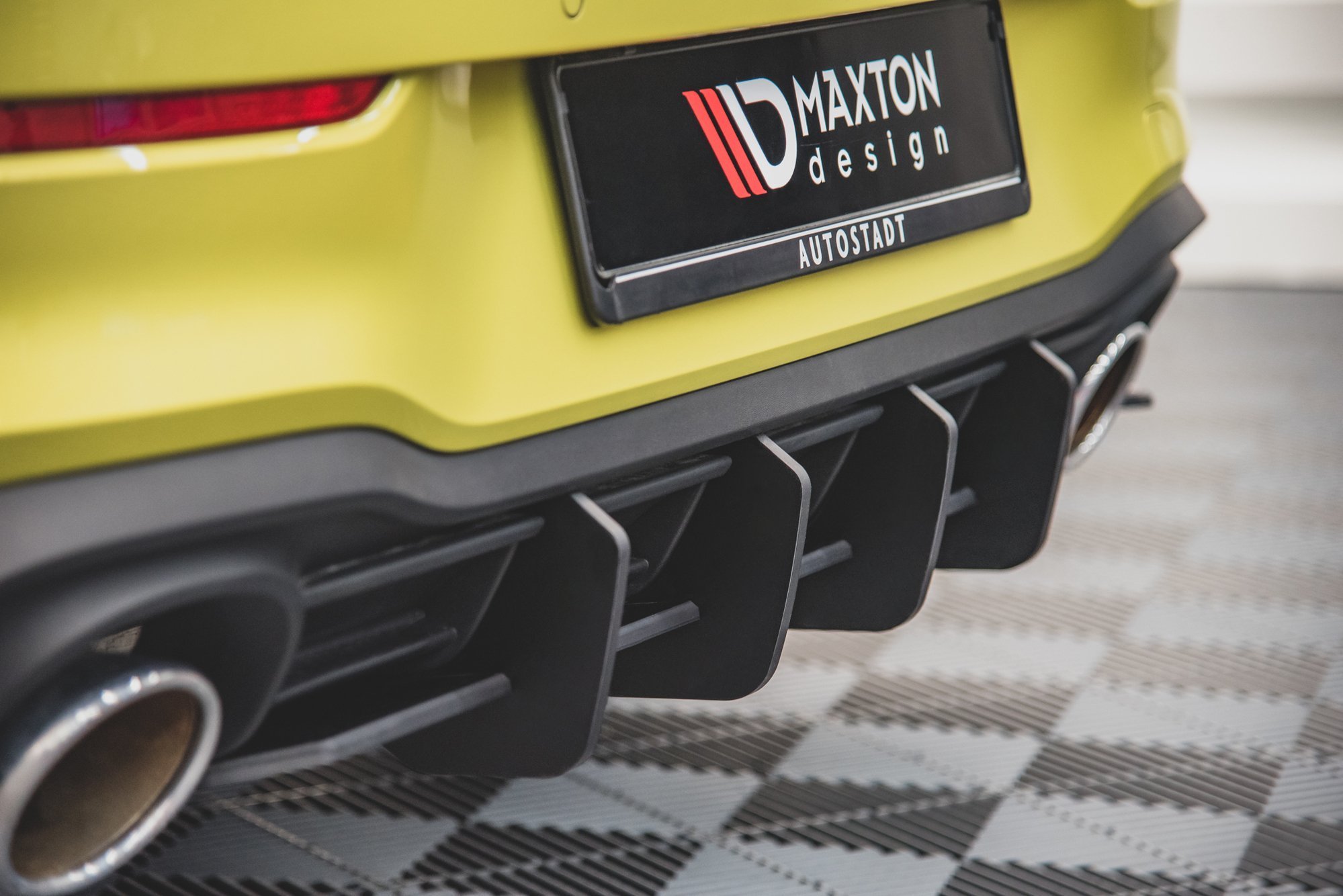 Maxton Design VW Golf 8 Gti Clubsport Durability v1 Diffuser 2 VWGO8GTICSCNC RS1B d