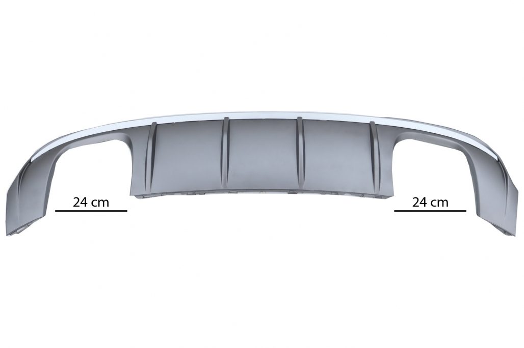 Audi A3 Saloon 16-19 S-Line Fit S3 Diffuser 2 b2b rear bumper valance diffuser suitable for audi a3 5996710 6041979