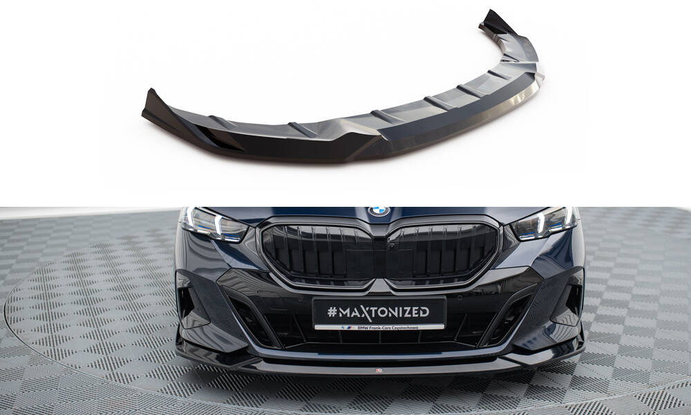 Maxton BMW 5 Series G60 Msport v2 Gloss Front Lip (2024+) 5 eng pl Front Splitter V 2 BMW 5 M Pack G60 20599 1