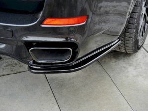MAXTON DESIGN BMW X5 F15 REAR SIDE SPLITTERS - GLOSS BLACK (2013-2018)