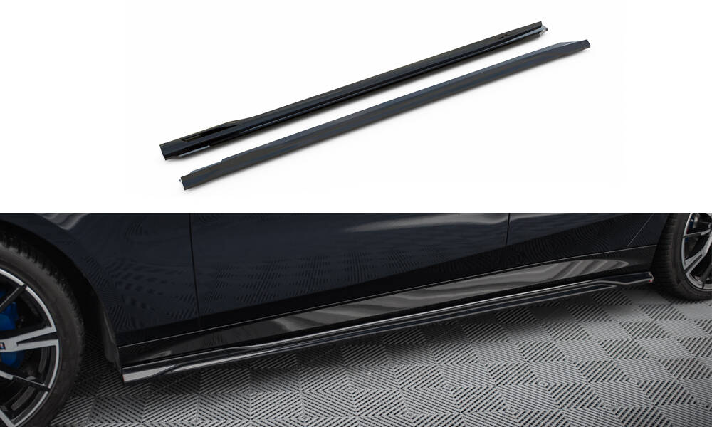 Maxton BMW 5 Series G60 Msport v2 GLoss Side Skirt Extensions (2024+) 5 Maxton BMW 5 Series G60 Msport v2 GLoss Side Skirt Extensions