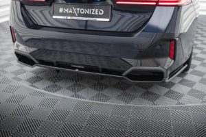 Maxton BMW 5 Series G60 Msport Gloss Rear Lip with Bars (2024+) 19 Maxton BMW 5 Series G60 Msport Gloss Rear Lip with Bars