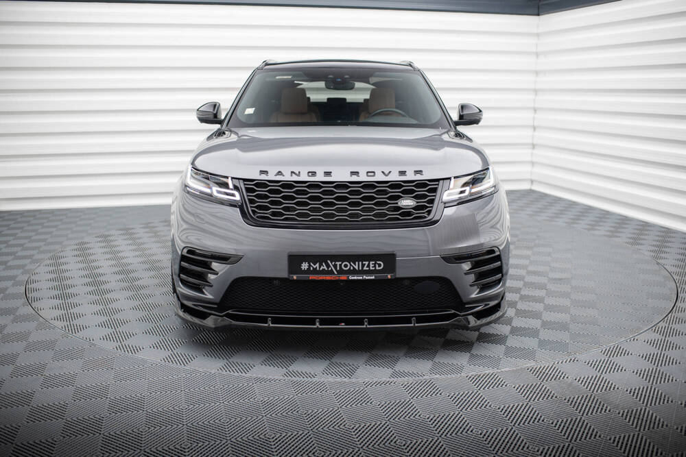 Maxton Land Rover Velar R-Dynamic v1 Gloss Front Splitter (2017-2023) 3 eng pm Front Splitter Land Rover Range Rover Velar R Dynamic Mk1 20559 4