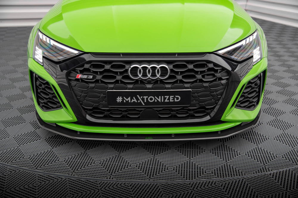 Maxton Design Audi A3 RS3 Front Splitter - Prepreg Carbon Fiber (8Y 2020-2024) 4 Maxton Design Audi A3 RS3 Front Splitter - Prepreg Carbon Fiber (8Y 2020-2024) - Image 4
