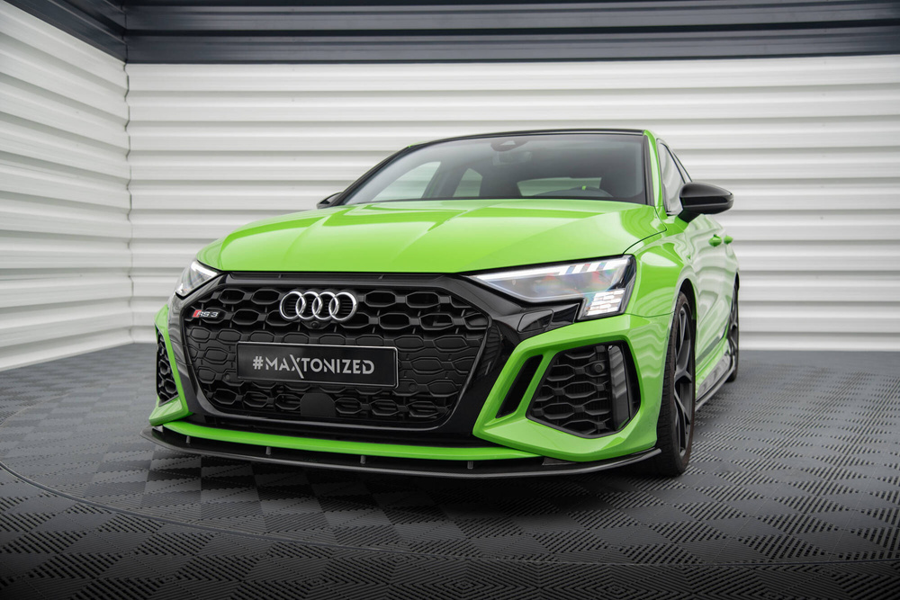 Maxton Design Audi A3 RS3 Front Splitter - Prepreg Carbon Fiber (8Y 2020-2024) 1 Maxton Design Audi A3 RS3 Front Splitter - Prepreg Carbon Fiber (8Y 2020-2024)
