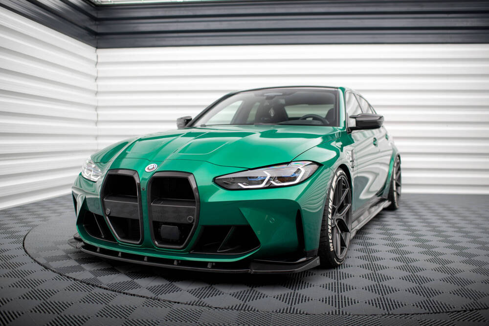 Maxton Design BMW G82 M4 / G80 M3 Carbon v1 Front Splitter 2 Maxton Design BMW G82 M4 / G80 M3 Carbon v1 Front Splitter - Image 2