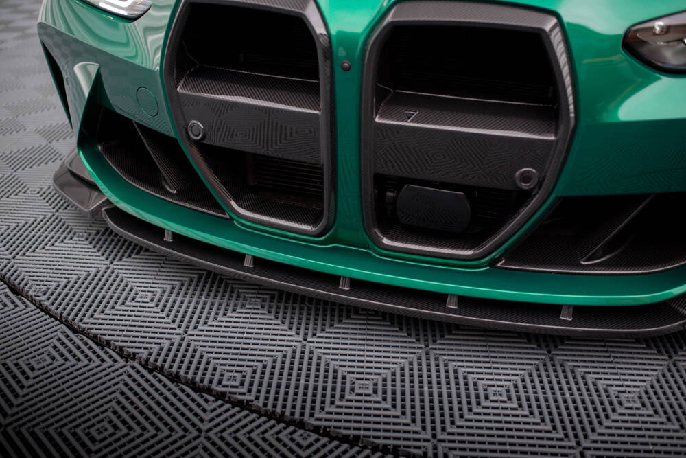 Maxton Design BMW G82 M4 / G80 M3 Carbon v1 Front Splitter 4 Maxton Design BMW G82 M4 / G80 M3 Carbon v1 Front Splitter - Image 4