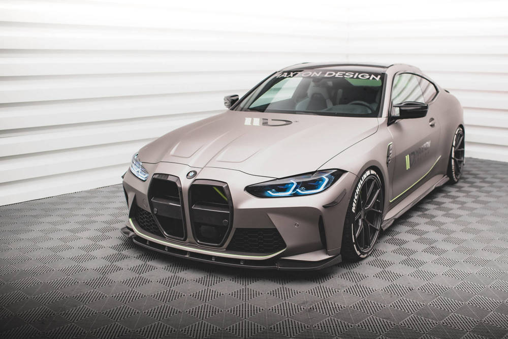 Maxton Design BMW G82 M4 / G80 M3 Carbon v1 Front Splitter 8 Maxton Design BMW G82 M4 / G80 M3 Carbon v1 Front Splitter - Image 8