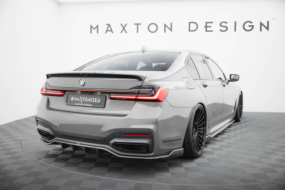Maxton Design BMW 7 Series Msport Facelift G11 Carbon Fiber Rear Splitter (2019-2022) 6 Maxton Design BMW 7 Series Msport Facelift G11 Carbon Fiber Rear Splitter (2019-2022) - Image 6