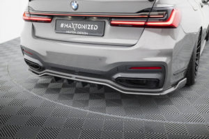Maxton Design BMW 7 Series Msport Facelift G11 Carbon Fiber Rear Splitter (2019-2022)