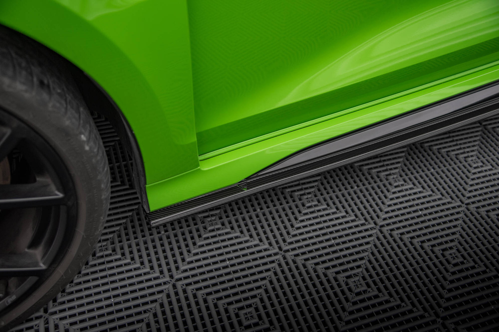 Maxton Design Audi A3 RS3 Side Skirt Extensions - Prepreg Carbon Fiber (8Y 2020-2024) 3 Maxton Design Audi A3 RS3 Side Skirt Extensions - Prepreg Carbon Fiber (8Y 2020-2024) - Image 3