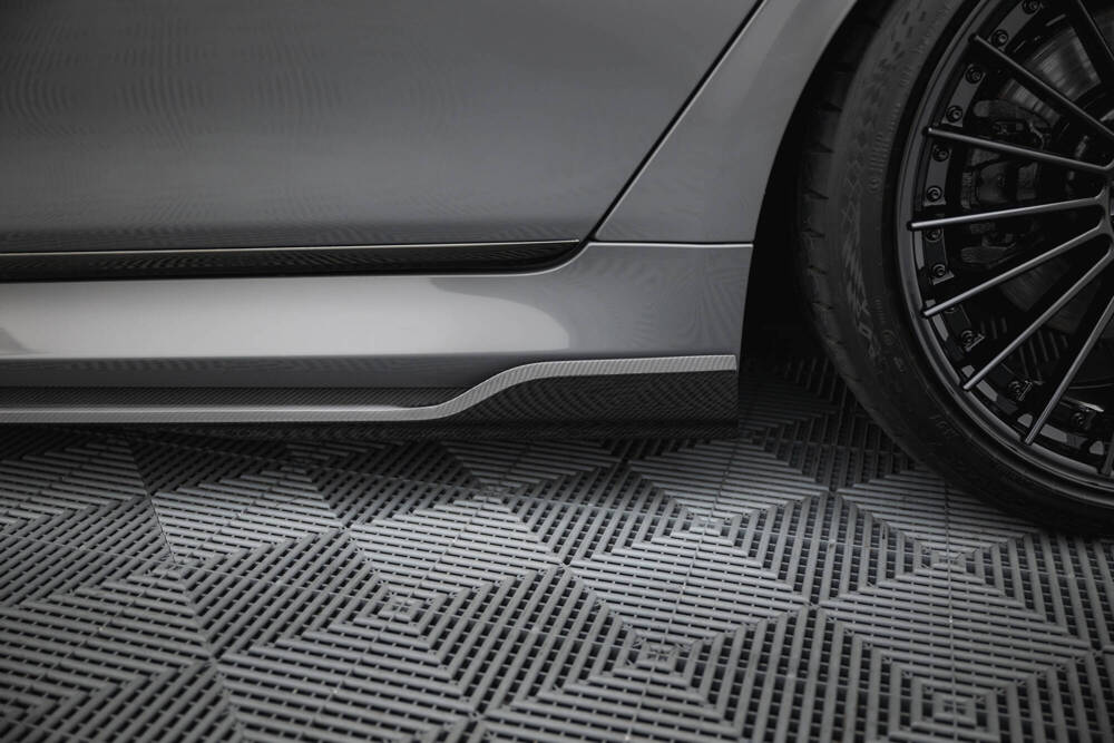 Maxton Design BMW 7 Series Msport Facelift G11 Carbon Fiber Side Skirt Extensions (2019-2022) 3 Maxton Design BMW 7 Series Msport Facelift G11 Carbon Fiber Side Skirt Extensions (2019-2022) - Image 3