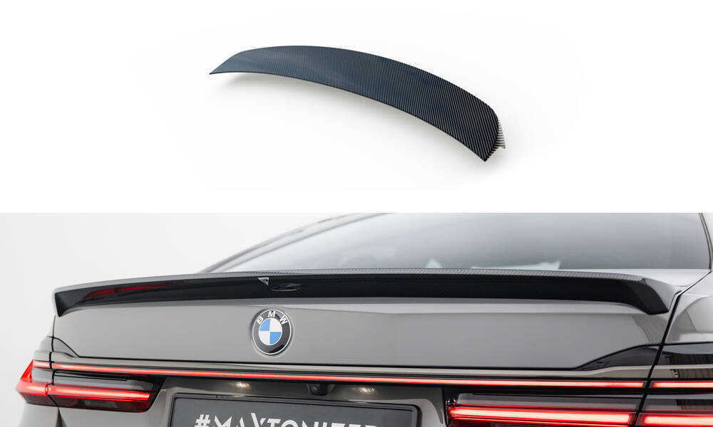 Maxton Design BMW 7 Series Msport G11 Carbon Fiber Spoiler (2015-2022) 2 Maxton Design BMW 7 Series Msport G11 Carbon Fiber Spoiler (2015-2022) - Image 2