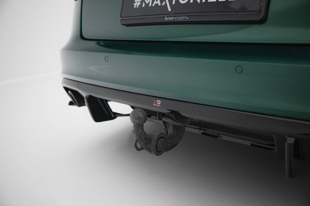 Maxton Design Audi A6 C7 S-Line Diffuser - Gloss Black Single Left & Right Exit (2011-2014) 4 Maxton Design Audi A6 C7 S-Line Diffuser - Gloss Black Single Left & Right Exit (2011-2014) - Image 4