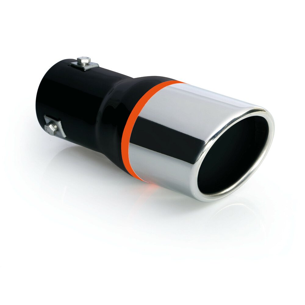 Pilot 75x90 Oval Universal Exhaust Tip TS-25 1 60079 S 01