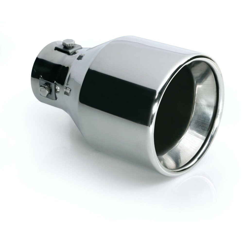Pilot 100mm Rolled Edge Universal Exhaust Tip TS-36 1 Pilot 100mm Rolled Edge Universal Exhaust Tip TS-36