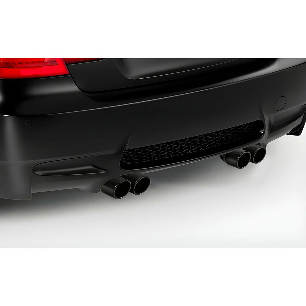 Pilot 76mm Black Gti Style Tapered Edge Universal Exhaust Tip TS-73 4 60124 A 01