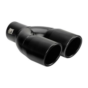 Pilot 76mm Black Gti Style Tapered Edge Universal Exhaust Tip TS-73