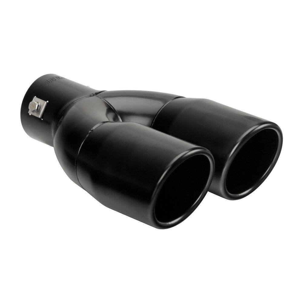 Pilot 76mm Black Gti Style Tapered Edge Universal Exhaust Tip TS-73 1 Pilot 76mm Black Gti Style Tapered Edge Universal Exhaust Tip TS-73