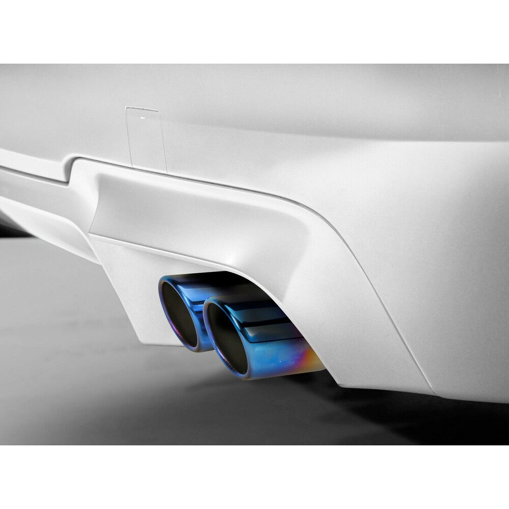 Pilot 76mm Gti Style Blue Tapered Edge Univeral Exhaust Tip TS-73 4 60125 A 01
