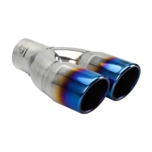Pilot 76mm Gti Style Blue Tapered Edge Univeral Exhaust Tip TS-73